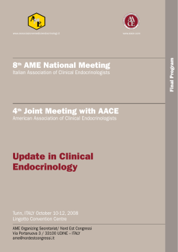 Update in Clinical Endocrinology - AME