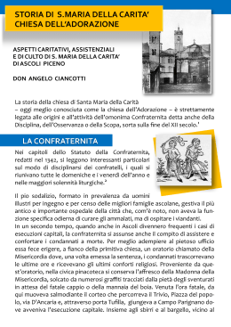 Storia - Adorazione Eucaristica Perpetua Ascoli Piceno