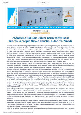 CS_29.11.2015_L`Adamello Ski Raid Junior parla valtellinese ()