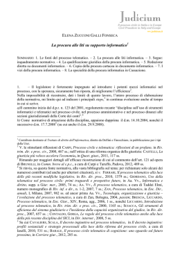 La procura alle liti su supporto informatico