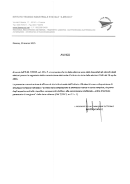 Via del Filarete&icirc; 17 - 50143 - Firenze `