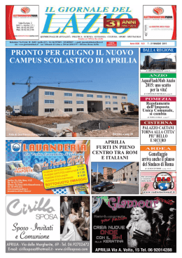 Aprilia - Il Giornale del Lazio