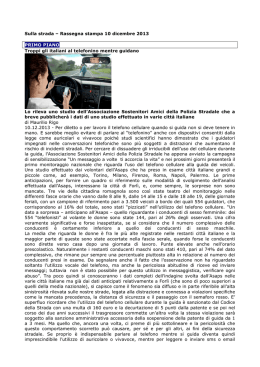 Leggi la rassegna del 10 dicembre 2013