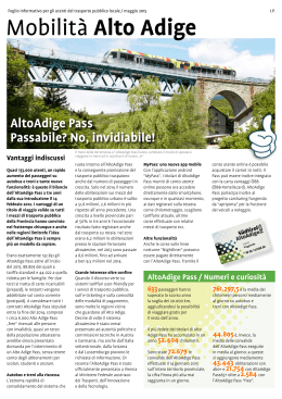 Nr. 05/2015 - Mobilit&agrave; Alto Adige
