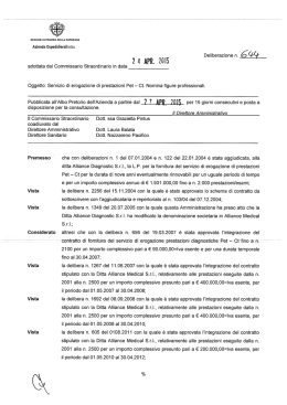 Deliberazione n.644 del 24/04/2015