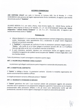Convenzione con Istituto Andrea Cesalpino &ndash; Alliance Medical
