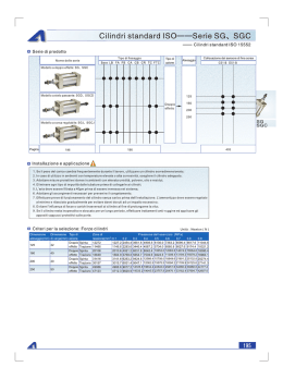 A Cilindri standard lSO--Serie set SGC