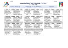 DELEGAZIONE PROVINCIALE DI TREVISO