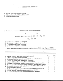 ALOGENURI ALCHILICI - ITI Copernico