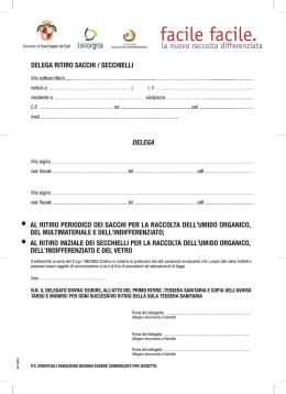 modulo delega - rete civica comune di sant`agata d&egrave; goti
