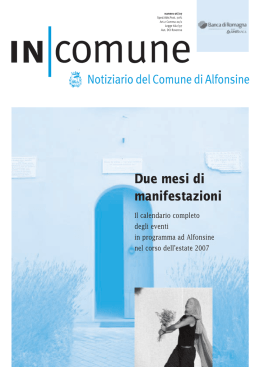 NOTIZIARIO 6/07 ok - Comune di Alfonsine