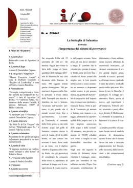 Il punto 3 - Agostino La Bella