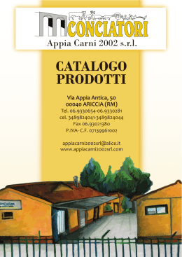Visita - Appia Carni Ariccia srl