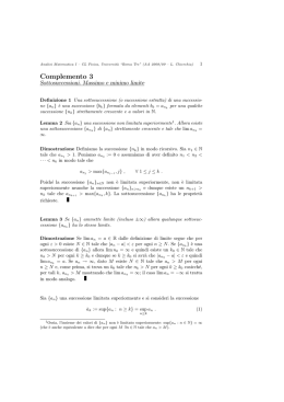 Complemento 3 - Dipartimento di Matematica