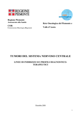 tumori del sistema nervoso centrale