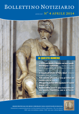 Aprile 2014 - Ordine dei Medici di Bologna