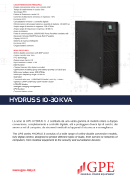 HYDRUS S 10 -30 KVA