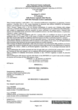 variazione mezzi del 29-07-2015