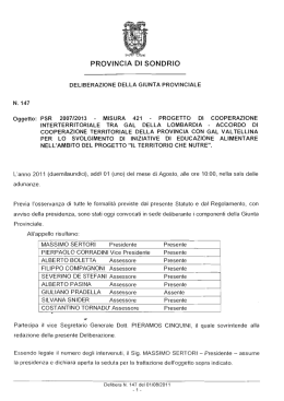 PROVINCIA I SONDRIO - Provincia di Sondrio