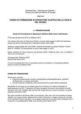 info - UmbriainCanto