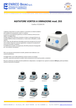 AGITATORE VORTEX A VIBRAZIONE mod. ZX3