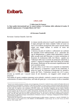 Scarica il pdf del saggio “L`abito (non) fa il museo”