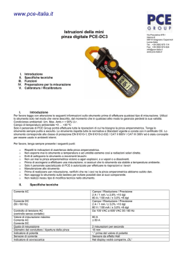 Istruzioni della mini