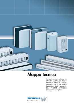 Mappa tecnica - Fresia Alluminio