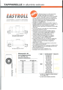 TAPPARELLE in alluminio estruso