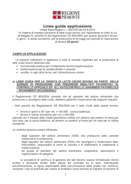 Linee guida applicazione