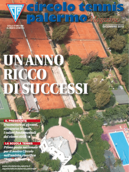 Mese di Dicembre Anno 2015 - Circolo del Tennis Palermo