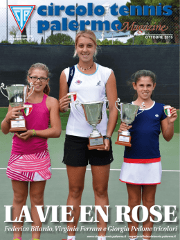 Mese di Ottobre Anno 2015 - Circolo del Tennis Palermo