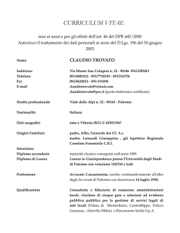 Curriculum Vitae luglio 2015