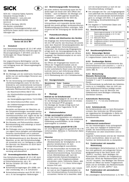 Sicherheitsschaltger&auml;t Serien UE 23