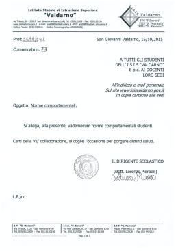 &ldquo;Valda l`HD&rdquo; "? Valdarno