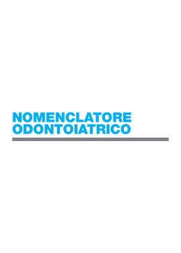 NOMENCLATORE ODONTOIATRICO