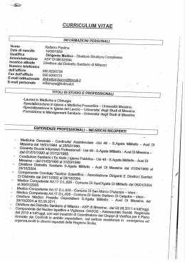 Curriculum Reitano