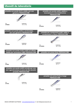 Utensili da laboratorio - Grazia Componenti Elettronici
