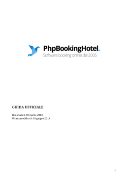 Scarica la guida - phpbookinghotel.com