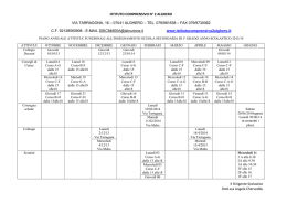 schema PIANO ANNUALE scuola media