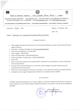 determina n. 16 riparazione pc portatile
