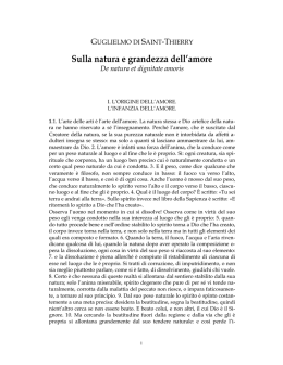Thierry ,Sulla natura e grandezza dell`amore, Testo