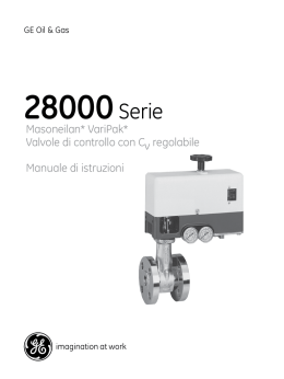 Masoneilan* VariPak* Valvole di controllo con Cv regolabile