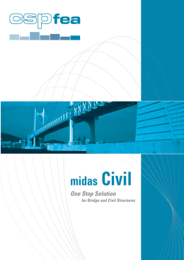 Scheda tecnica MIDAS Civil