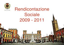 Rendicontazione Sociale 2009 - 2011