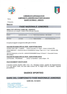CU 270 LND - FIGC Gorizia