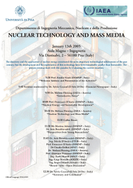 NUCLEAR TECHNOLOGY AND MASS MEDIA