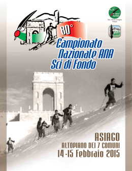 L`opuscolo - Associazione Nazionale Alpini