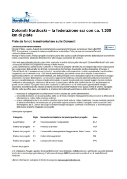Dolomiti Nordicski: Sci di fondo sulle Dolomiti