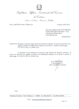 White List - Home - nice bonifiche amianto